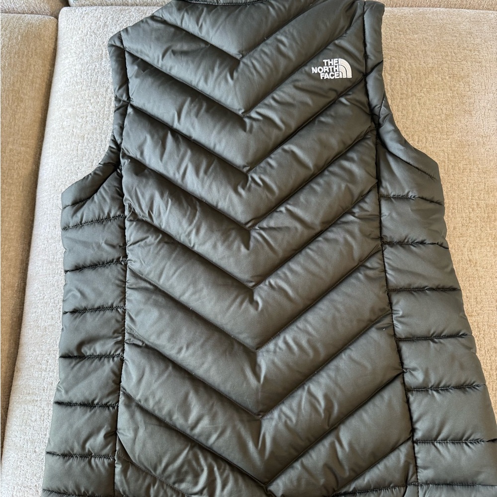 The North Face Olive Puffer Vest